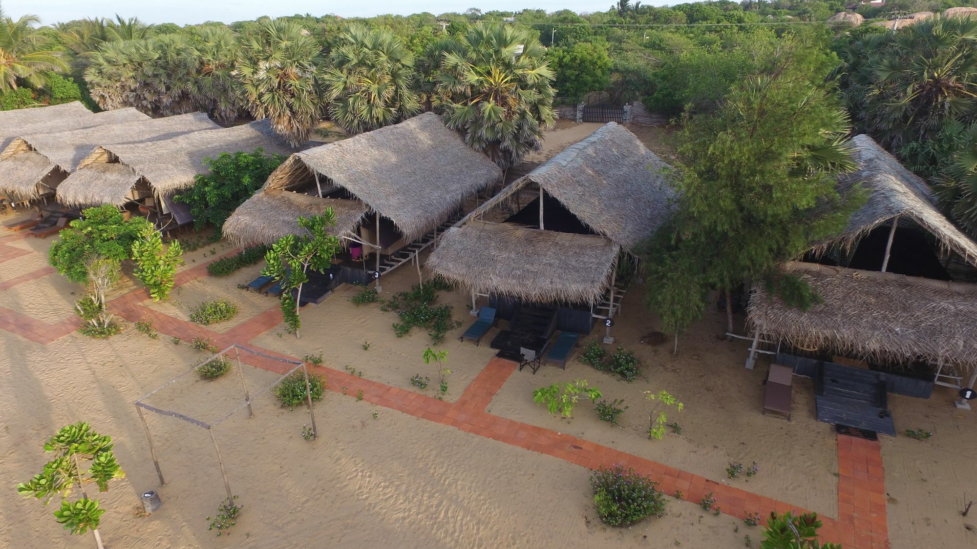 The Beach Camp Yala Hotel Kirinda  Buitenkant foto