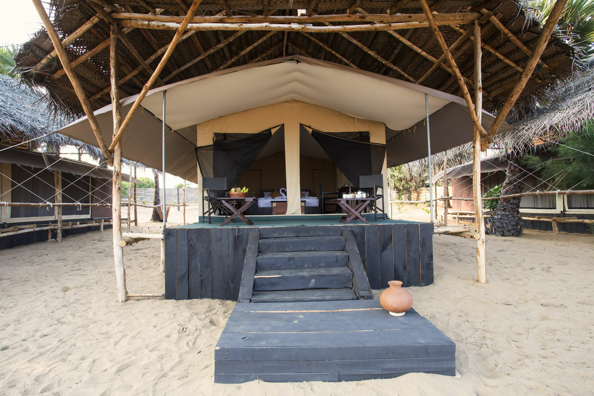 The Beach Camp Yala Hotel Kirinda  Buitenkant foto