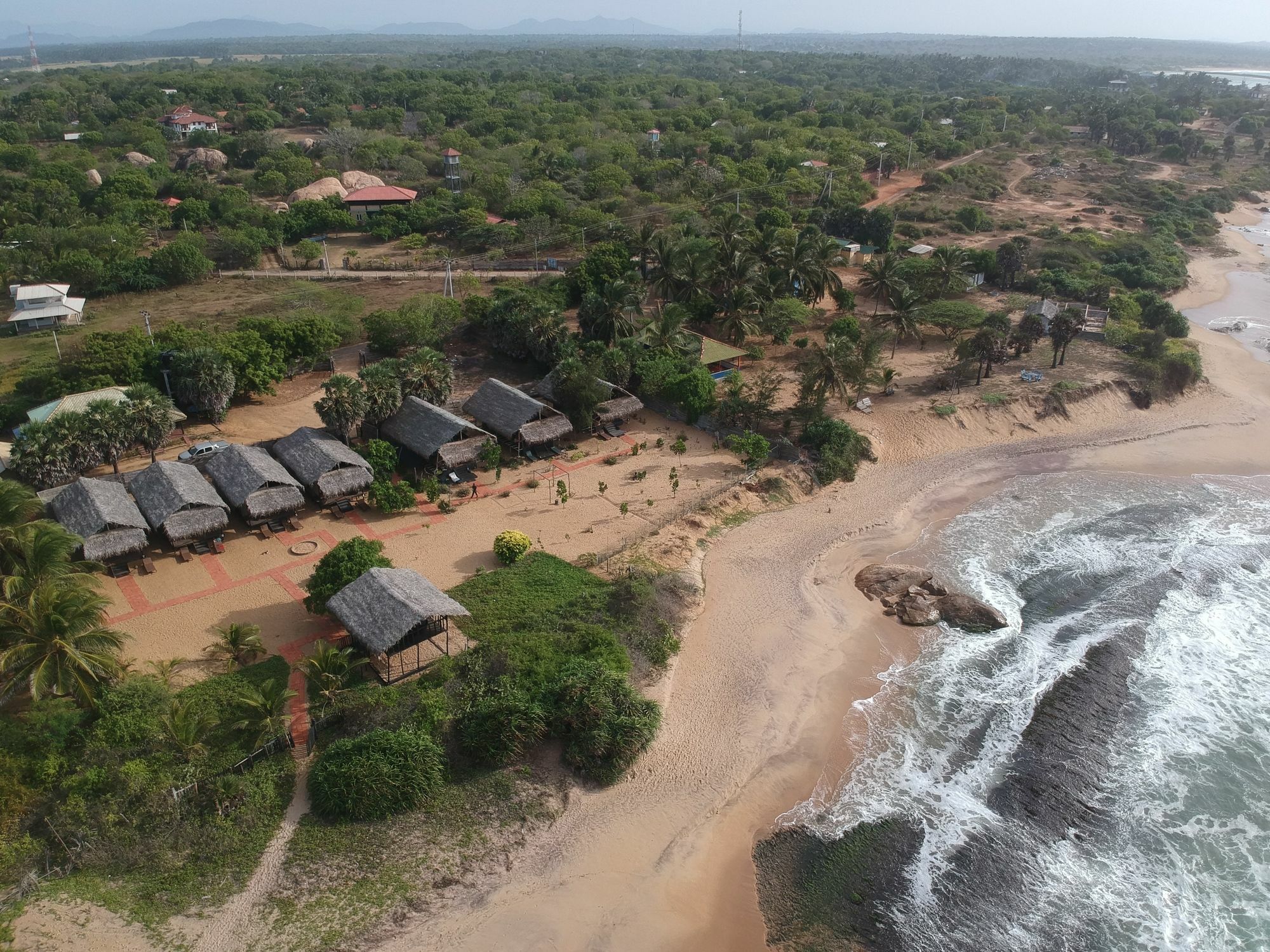 The Beach Camp Yala Hotel Kirinda  Buitenkant foto