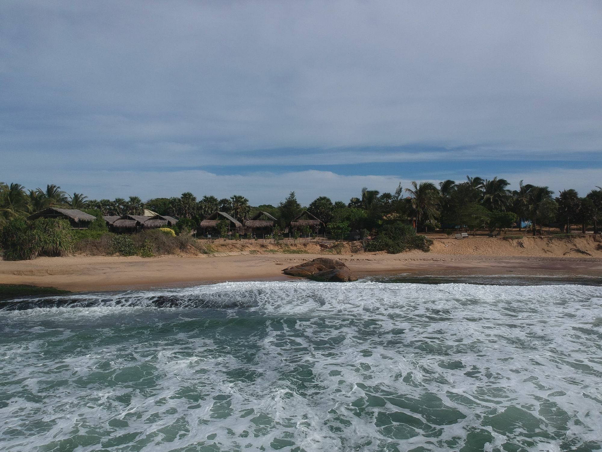 The Beach Camp Yala Hotel Kirinda  Buitenkant foto